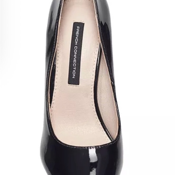 French Connection Black Patent Heels - Picture 3 of 6
